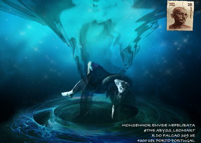 Mamta Herland, Portugal, Espinho, International Mail Art, The Abyss 2021