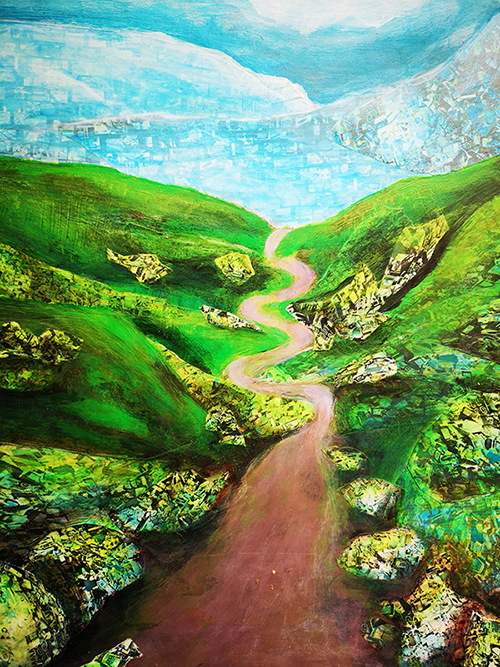 Mixed media 18 Route